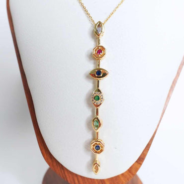 Celestia Navratna Necklace