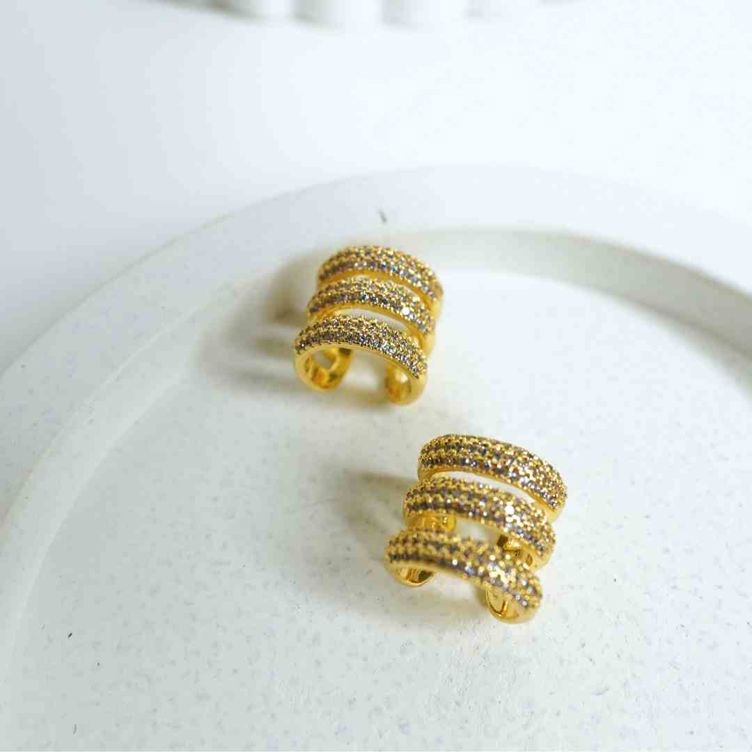Radiance Triple Band Hoops