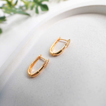 Luna Spark Hoop Earrings