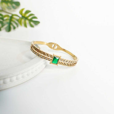 Emerald Grace Gold Bracelet
