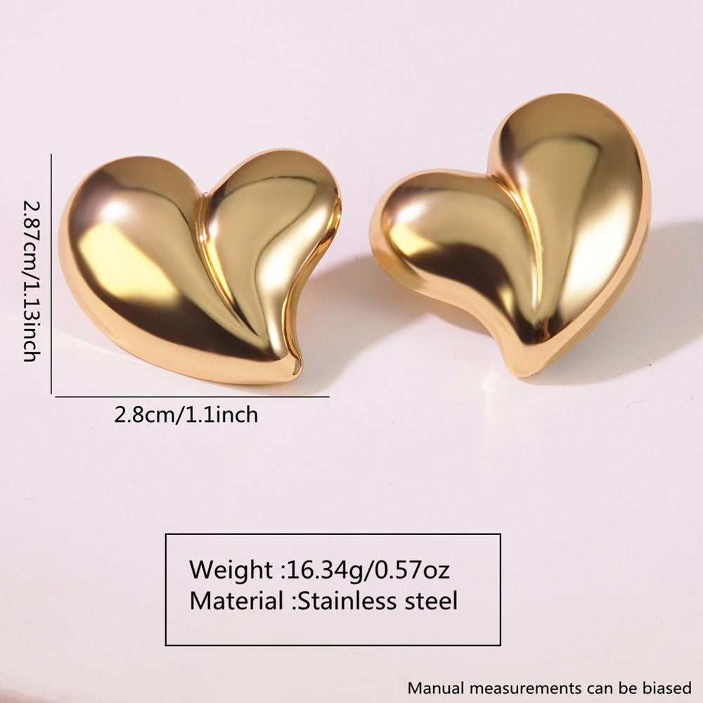 Ashara Bold Heartbeat Earrings
