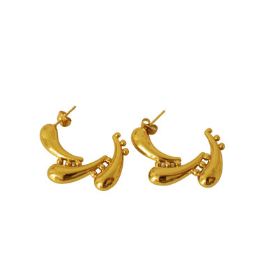 Aurora Sculpted Wing Earrings