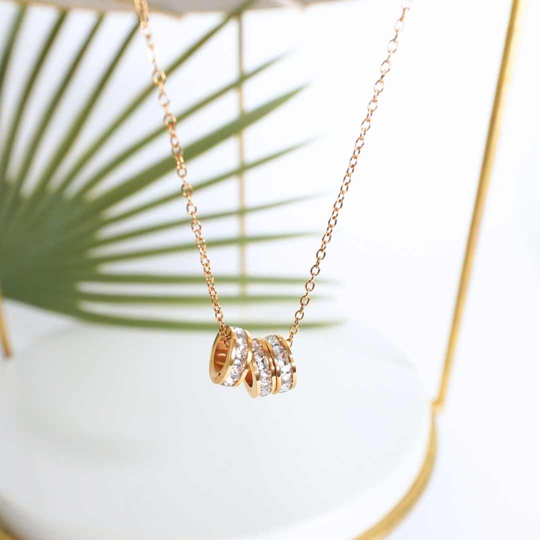 Luna Trinity Pendant Necklace