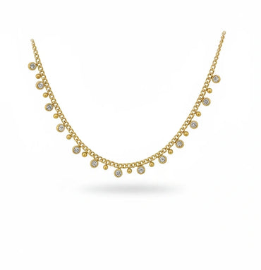 Celeste Dainty Dangle Necklace