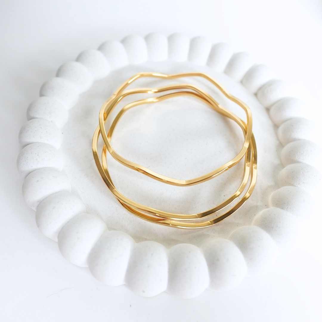 Aurea Wave Bangles