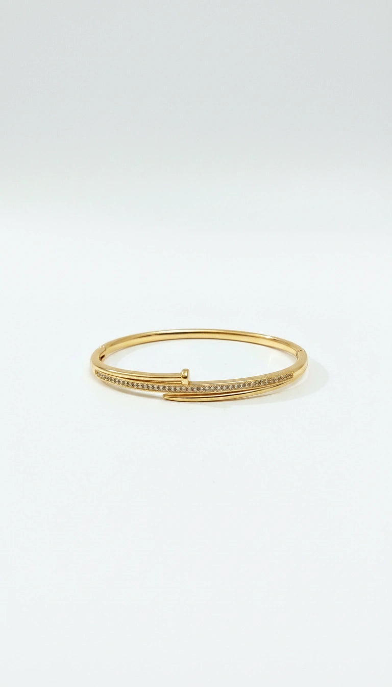 Nail Sleek Slim Bangle Bracelet