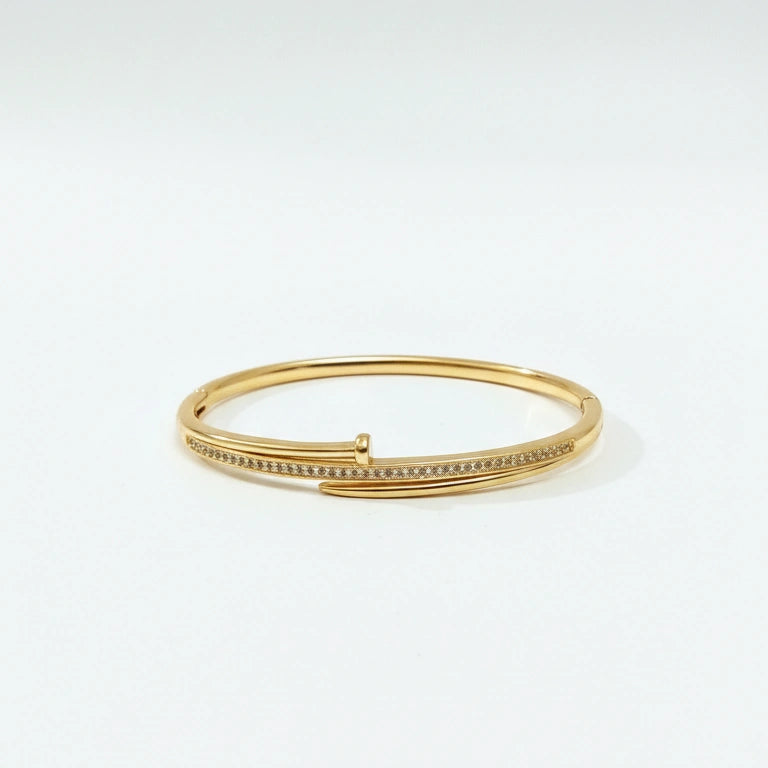 Nail Sleek Slim Bangle Bracelet