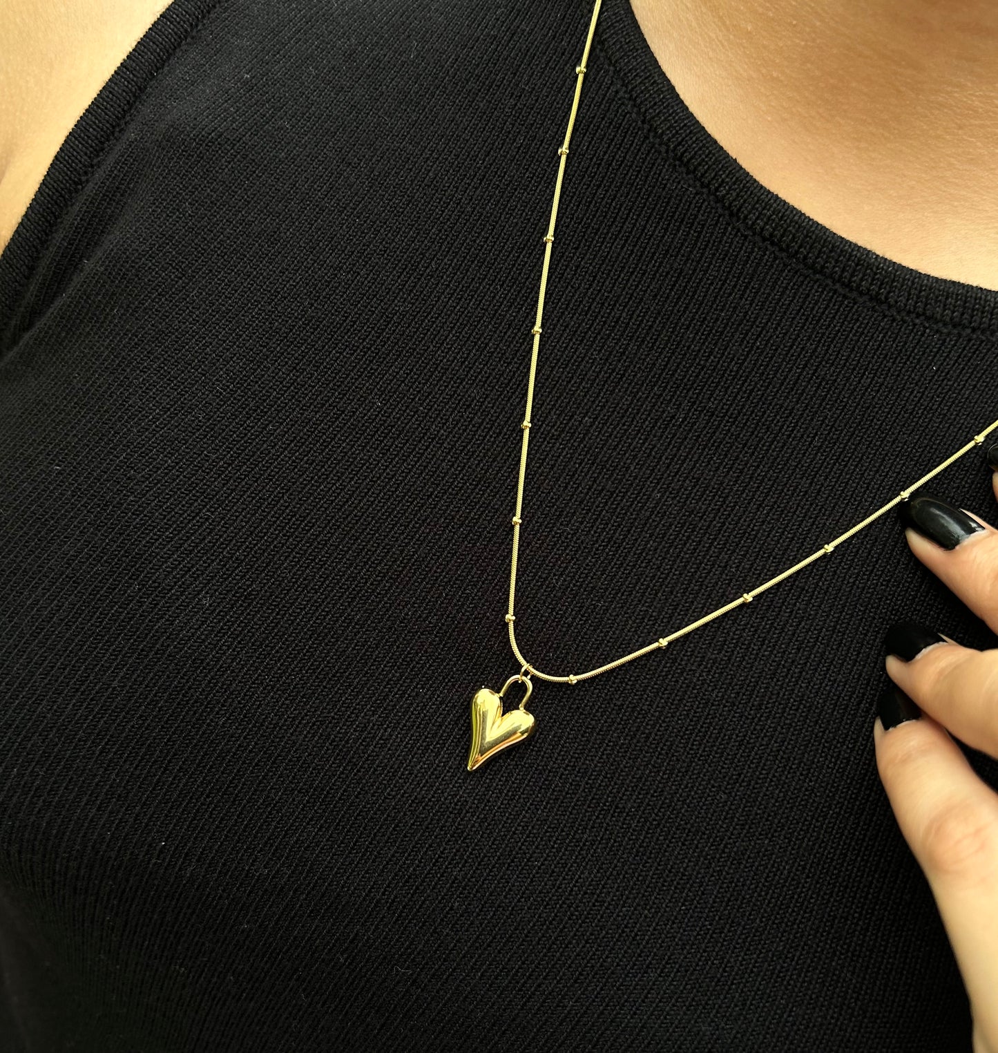Ashara Golden Heartbeat Necklace