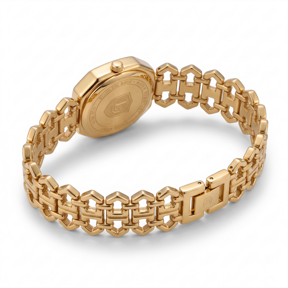 Ivory Éclat Luxury Watch – 18K gold plated, view 2