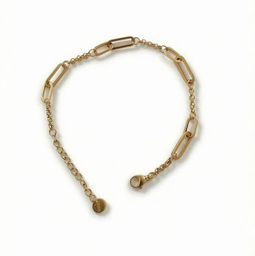 Celeste Paperclip Link Bracelet