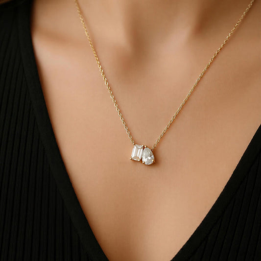 Celeste Duo Spark Necklace