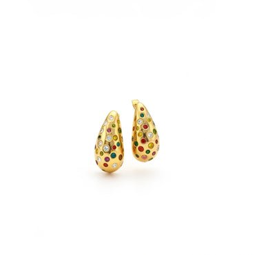 Aurora Bloom Teardrop Earrings