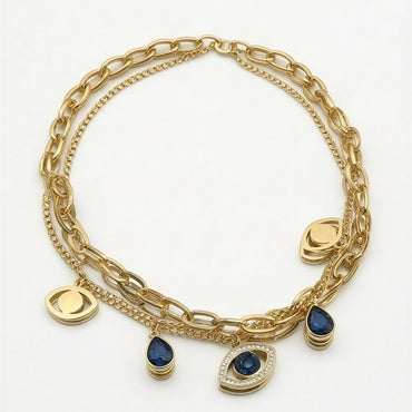 Ashara Evil Eye Charm Bracelet