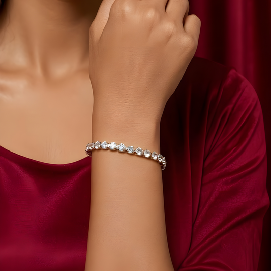 Celeste Crystal Tennis Bracelet
