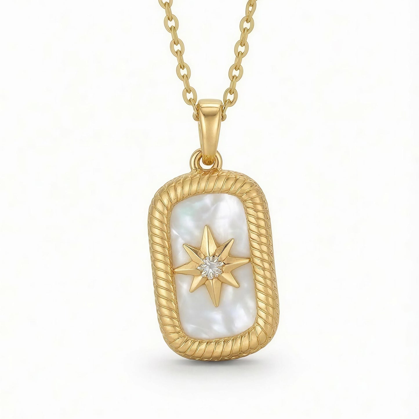 Celestial North Star Pendant Necklace