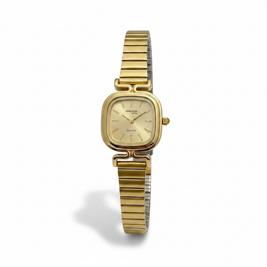 Rosé Muse Watch- Gold Tone Watch