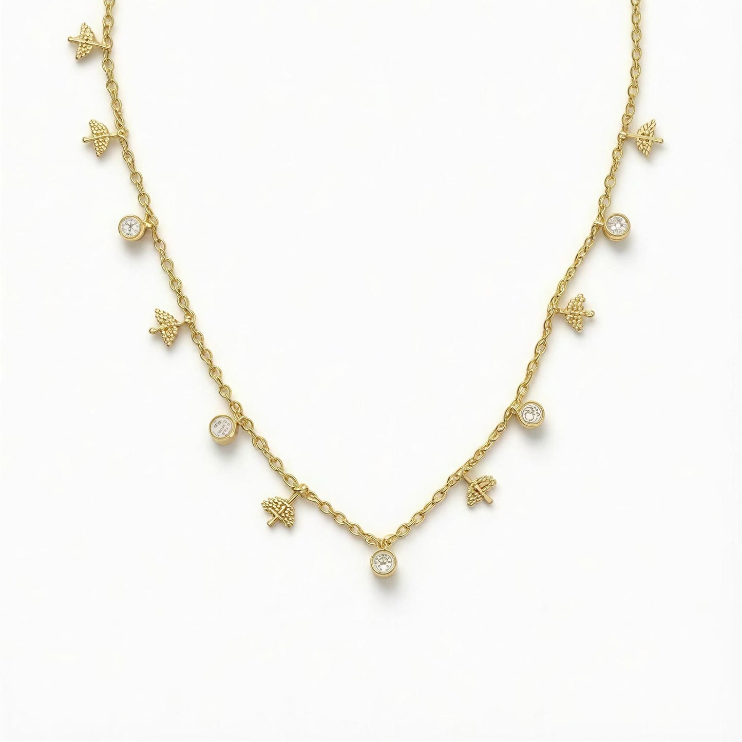 Celeste Tree Charm Necklace