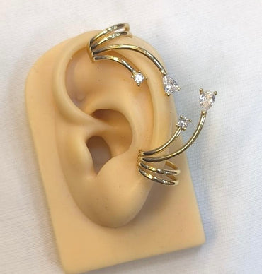 Stellar Orbit Cuff | No Piercing Ear Cuff | Ashara Jewels