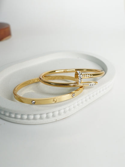 The Power Pair – Nail & Stud Bangles