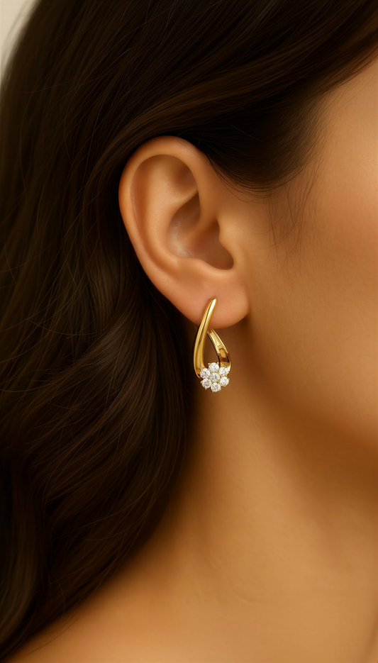 Teardrop Bloom Earrings