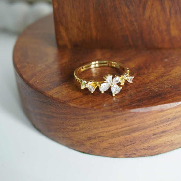 Butterfly Crystal Ring