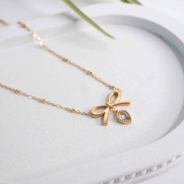 Bow Elegance Gold-Plated Bracelet