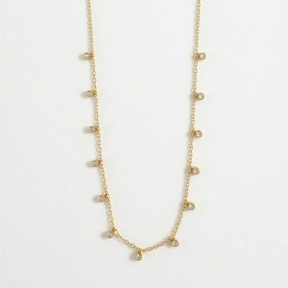 Celeste Stardust Drop Necklace
