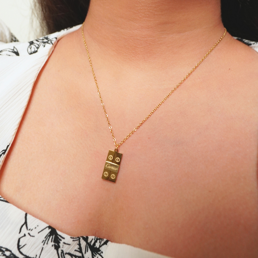 Ashara Luxe Tag Pendant