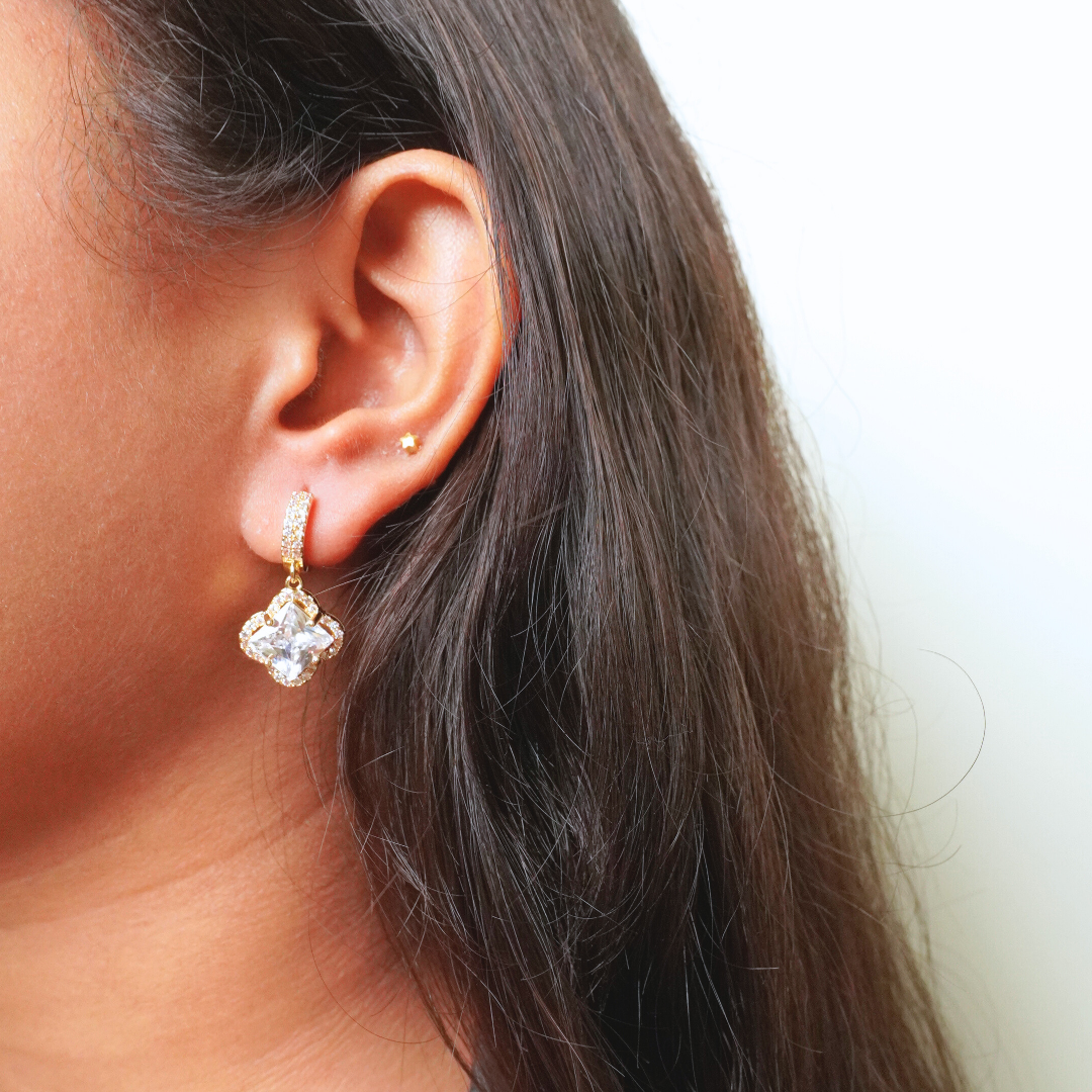 Ashara Royal Radiance Drop Earrings