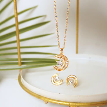 Ashara Celestial Glow Moon & Star Set