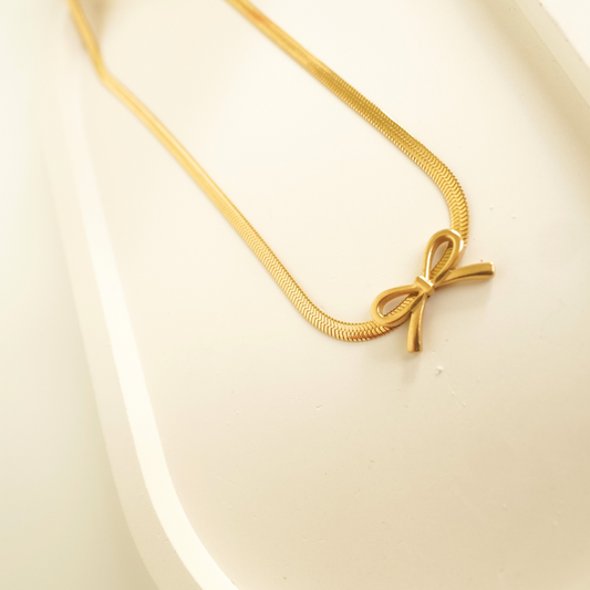 Ashara Bow Charm Necklace