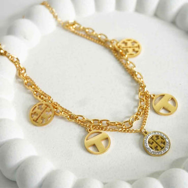 Regalia Medallion Charm Bracelet