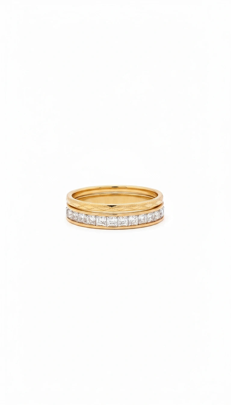 Dual Stacked Band Ring