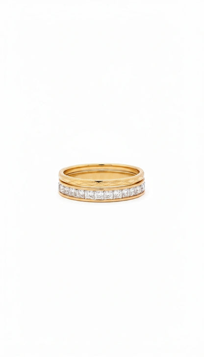 Dual Stacked Band Ring