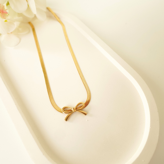 Ashara Bow Charm Necklace