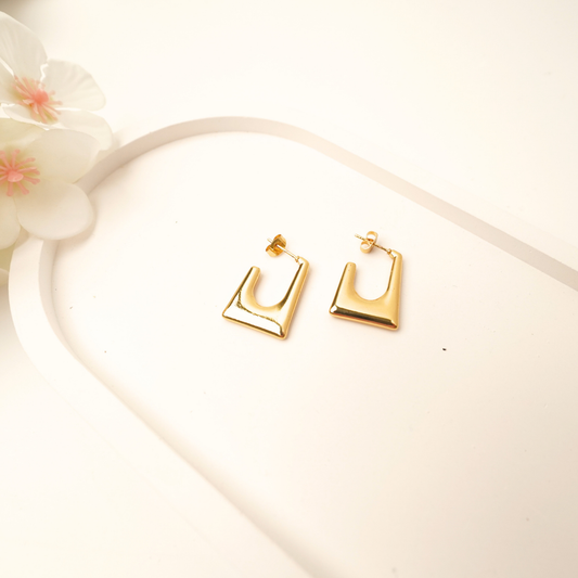 Ashara Luxe Frame Hoops