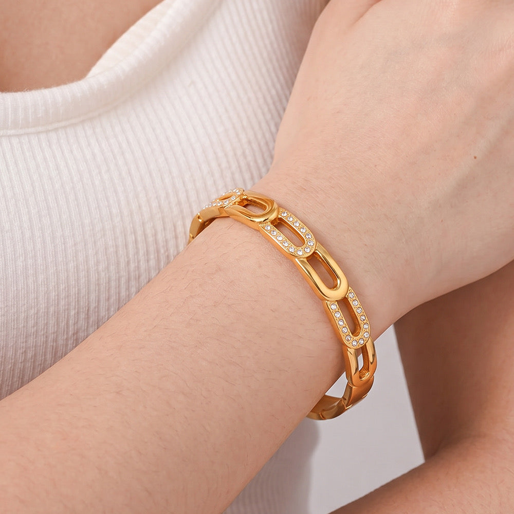 Amara Crystal Link Bracelet