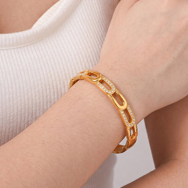 Amara Crystal Link Bracelet