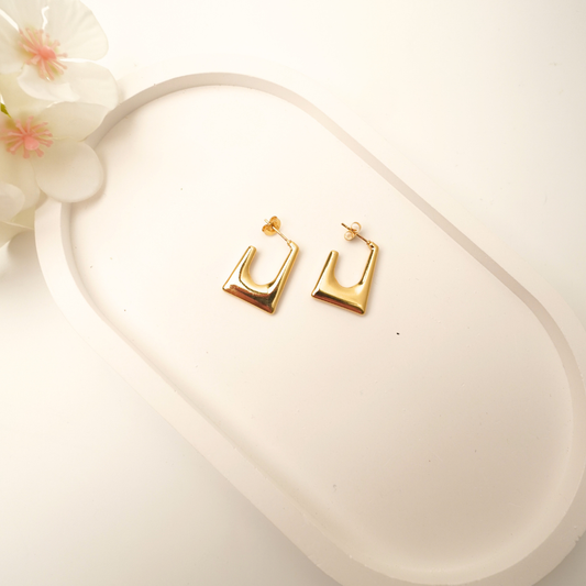 Ashara Luxe Frame Hoops