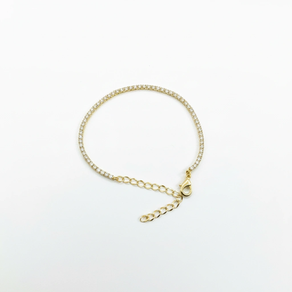 Luna Sparkle Tennis Bracelet – Gold Plated