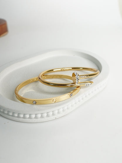 The Power Pair – Nail & Stud Bangles