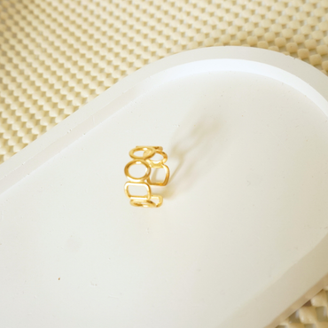 Ashara Geometric Charm Ring