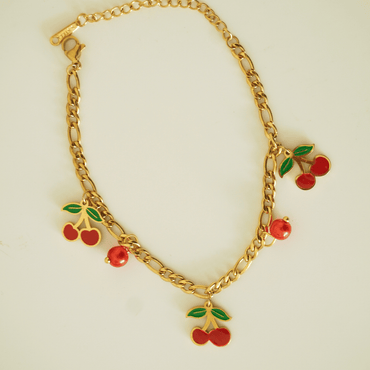 Ashara Cherry Charm Bracelet