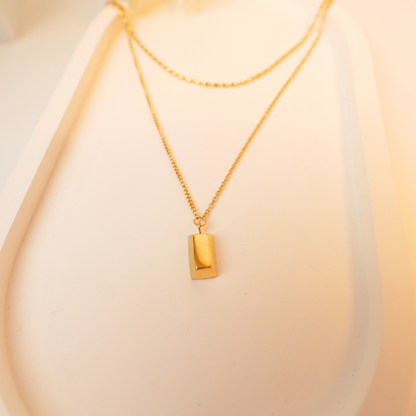 Ashara Gold Luxe Duo Necklace