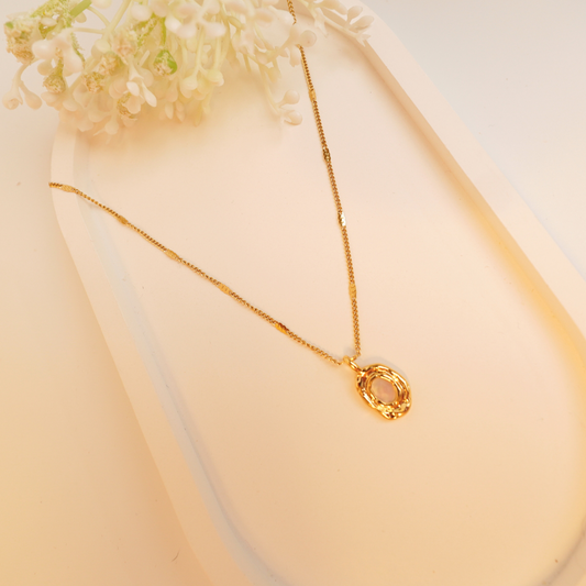 Ashara Melted Loop Necklace