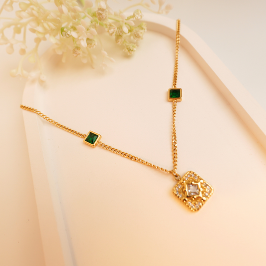 Ashara Regal Frame Necklace