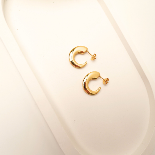 Ashara Classic Puff Hoops