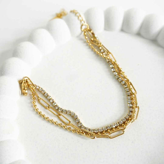Radiance Layered Chain Bracelet