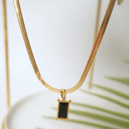 Ashara Noir Luxe Pendant Necklace