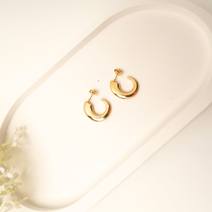Ashara Classic Puff Hoops